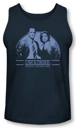 Law & Order: SVU Tank Top Elliot & Olivia Navy Tanktop