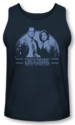 Law & Order: SVU Tank Top Elliot & Olivia Navy Tanktop