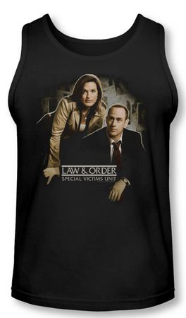 Law & Order: SVU Tank Top Helping Victims Black Tanktop