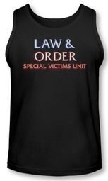 Law & Order: SVU Tank Top Logo Black Tanktop