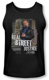 Law & Order: SVU Tank Top Street Justice Black Tanktop