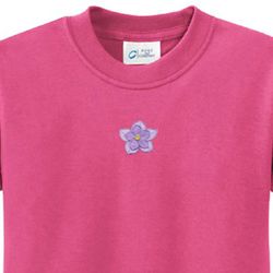 Layered Flower Patch Kids Yoga Shirts