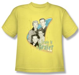 Leave it to Beaver Shirt Kids Wholesome Family Yellow Youth Tee