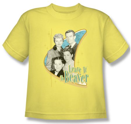 Leave it to Beaver Shirt Kids Wholesome Family Yellow Youth Tee