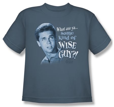 Leave it to Beaver Shirt Kids Wise Guy Slate Youth Tee T-Shirt