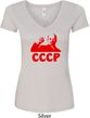 Lenin CCCP Ladies V-Neck Shirt
