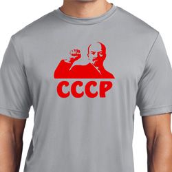 Lenin CCCP Mens Moisture Wicking Shirt Lenin CCCP Mens Moisture Wicking Shirt