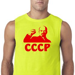 Lenin CCCP Mens Sleeveless Shirt Lenin CCCP Mens Sleeveless Shirt