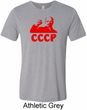Lenin CCCP Mens Tri Blend Crewneck Shirt