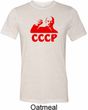 Lenin CCCP Mens Tri Blend Crewneck Shirt