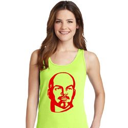 Lenin Profile Ladies Tank Top
