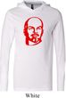 Lenin Profile Lightweight Hoodie Tee, White