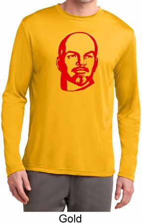 Lenin Profile Mens Dry Wicking Long Sleeve Shirt