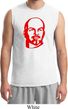 Lenin Profile Mens Muscle Shirt, White