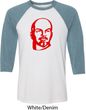 Lenin Profile Mens Raglan Shirt
