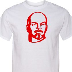 Lenin Profile Mens Tall Shirt Lenin Profile Mens Tall Shirt