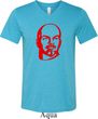 Lenin Profile Mens Tri Blend V-neck Shirt
