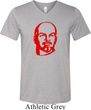 Lenin Profile Mens Tri Blend V-neck Shirt