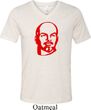 Lenin Profile Mens Tri Blend V-neck Shirt