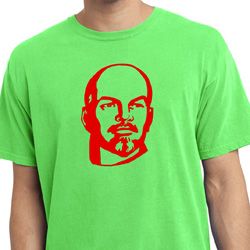Lenin Profile Pigment Dyed Shirt Lenin Profile Pigment Dyed Shirt
