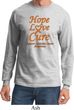 Leukemia Cancer Awareness Hope Love Cure Long Sleeve