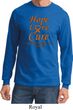 Leukemia Cancer Awareness Hope Love Cure Long Sleeve