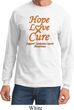 Leukemia Cancer Awareness Hope Love Cure Long Sleeve