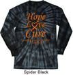 Leukemia Cancer Awareness Hope Love Cure Long Sleeve Tie Dye