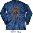 Leukemia Cancer Awareness Hope Love Cure Long Sleeve Tie Dye