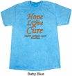 Leukemia Cancer Awareness Hope Love Cure Mineral Tie Dye Shirt