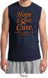 Leukemia Cancer Awareness Hope Love Cure Muscle Shirt