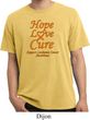 Leukemia Cancer Awareness Hope Love Cure Pigment Dyed Shirt
