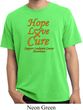 Leukemia Cancer Awareness Hope Love Cure Pigment Dyed Shirt