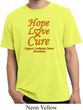 Leukemia Cancer Awareness Hope Love Cure Pigment Dyed Shirt