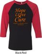 Leukemia Cancer Awareness Hope Love Cure Raglan Shirt