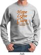 Leukemia Cancer Awareness Hope Love Cure Sweatshirt