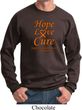 Leukemia Cancer Awareness Hope Love Cure Sweatshirt