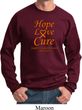 Leukemia Cancer Awareness Hope Love Cure Sweatshirt