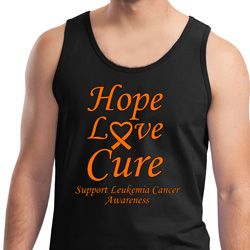 Leukemia Cancer Awareness Hope Love Cure Tank Top