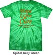 Leukemia Cancer Awareness Hope Love Cure Tie Dye T-shirt