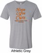 Leukemia Cancer Awareness Hope Love Cure Tri Blend Tee