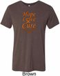 Leukemia Cancer Awareness Hope Love Cure Tri Blend Tee