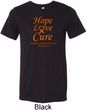 Leukemia Cancer Awareness Hope Love Cure Tri Blend Tee
