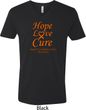 Leukemia Cancer Awareness Hope Love Cure V-neck