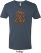 Leukemia Cancer Awareness Hope Love Cure V-neck