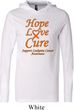 Leukemia Cancer Hope Love Cure Lightweight Hoodie