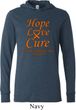 Leukemia Cancer Hope Love Cure Lightweight Hoodie
