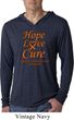 Leukemia Cancer Hope Love Cure Lightweight Hoodie Tee