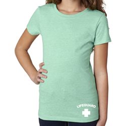 Lifeguard Bottom Print Girls Shirt