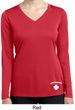 Lifeguard Bottom Print Ladies Dry Wicking Long Sleeve Shirt